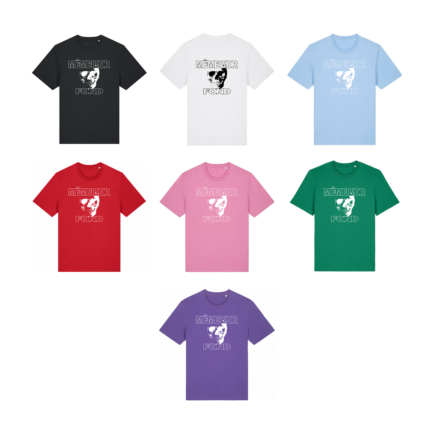 MÊME L'OR FOND - T-SHIRT